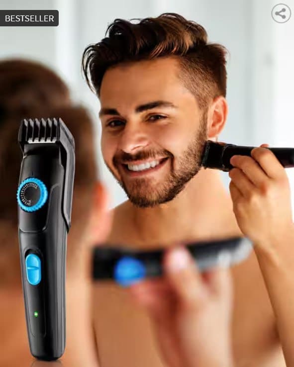 🔥 NOYMI Sleek Waterproof 3D Electric Trimmer ✨🪒