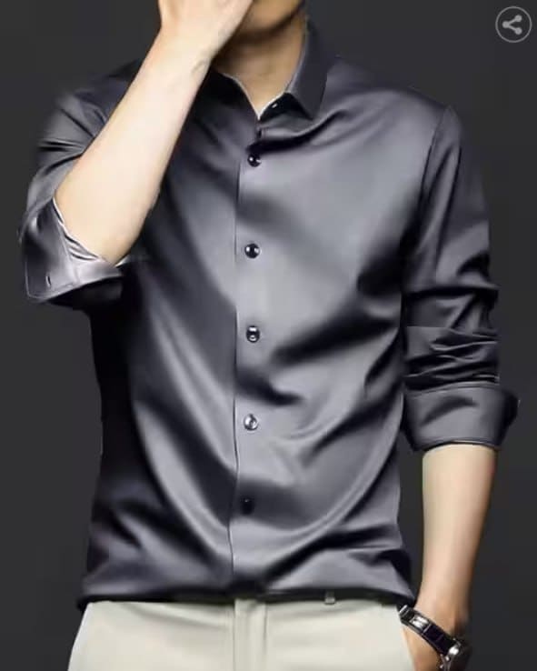 🔥 BABIRUSA Men Regular Fit Spread Collar Shirt 👔✨