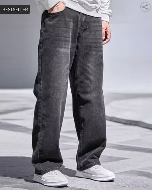 🔥 BUDA JEANS CO Men Lightly Washed Baggy Fit Jeans 👖✨