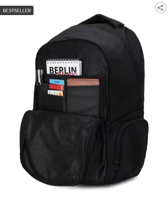 🎒 PUMA Storm Water-Resistant Backpack 27L 🖤✨