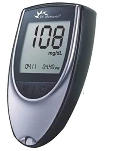 🛒 DR. MOREPEN GLUCO-ONE BG-03 BLOOD GLUCOSE MONITOR, SILVER