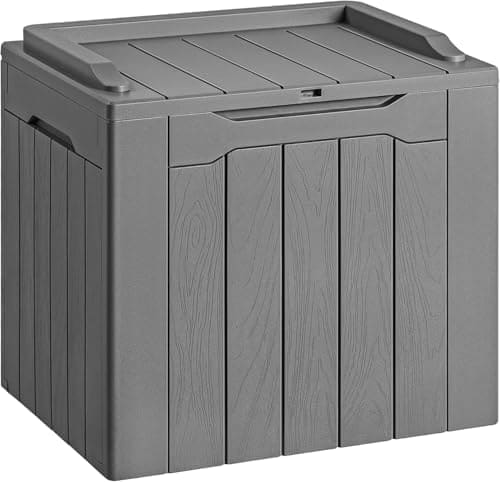 🛒 The Artment Gray StorraDeck 117 Ltr Storage Box – Waterproof, UV-Resistant Resin Deck Box with Lockable Lid for Indoor & Outdoor Multipurpose Use | Durable Storage for Balcony, Hall, Garden & Patio