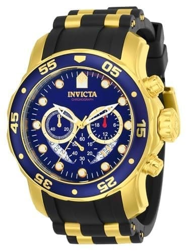 Invicta Men's 'Pro Diver' Quartz Stainless Steel and Silicon...