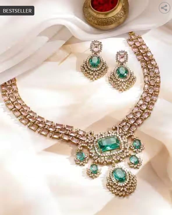 ✨ RUBANS Women Necklace & Earrings Set 💎