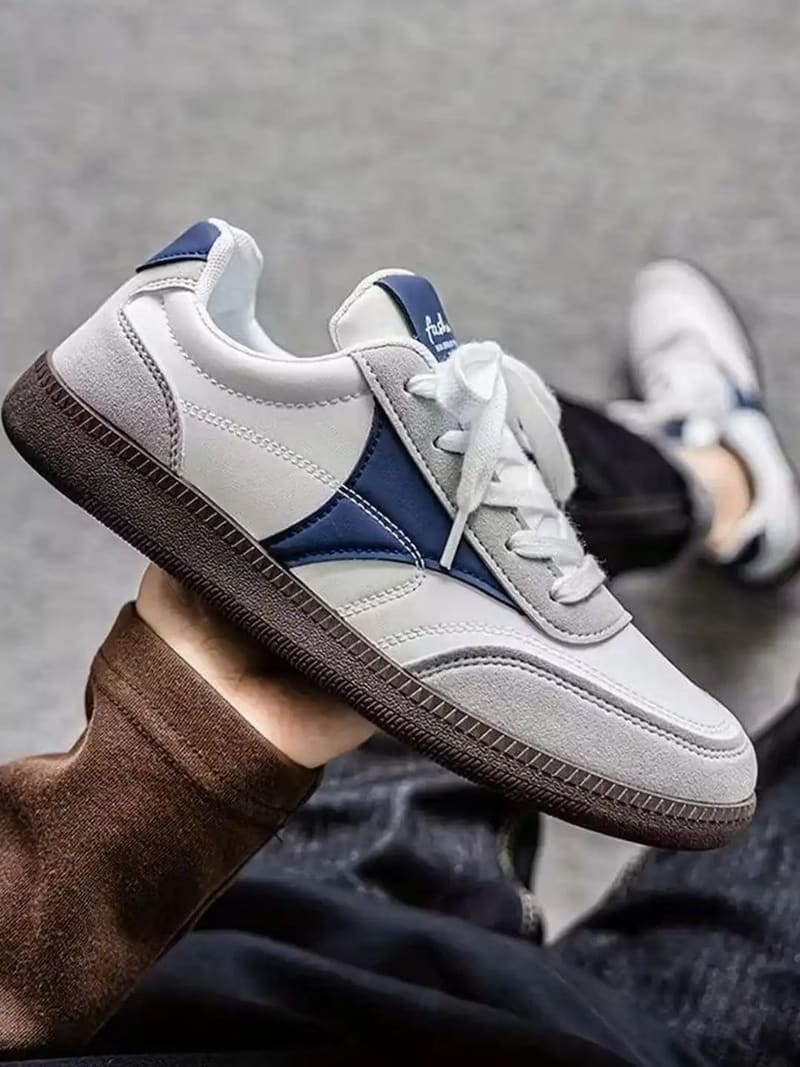 Colourblocked PU sneakers ✅₹497    l ⭐ 3.9