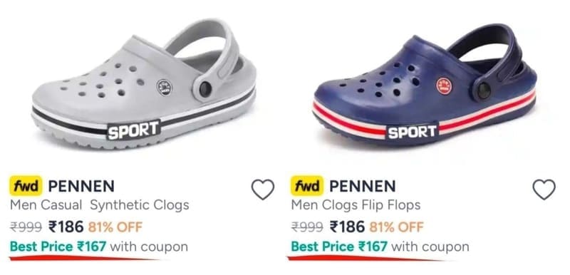 🔥Myntra : Clogs From ₹167