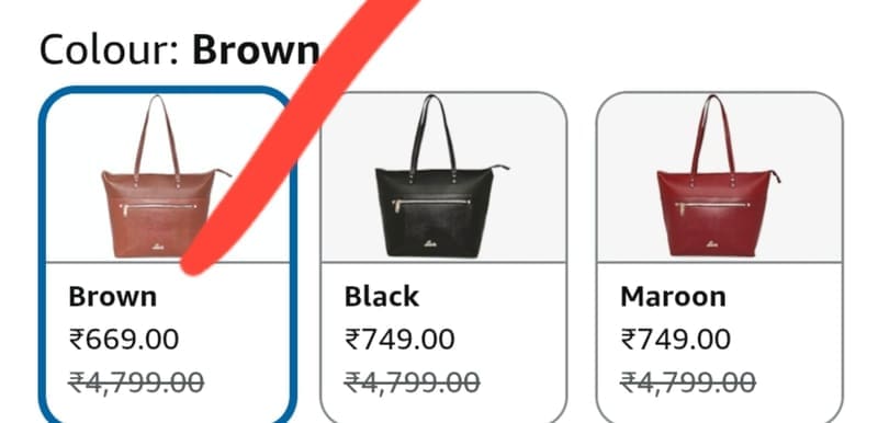 Lavie Women's Tote Bag at Rs.669