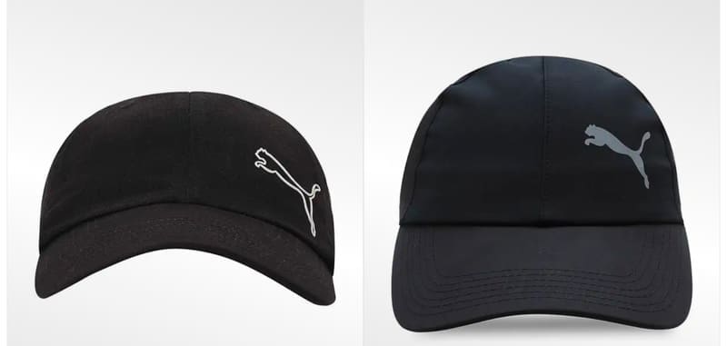 Puma and adidas caps from ₹299