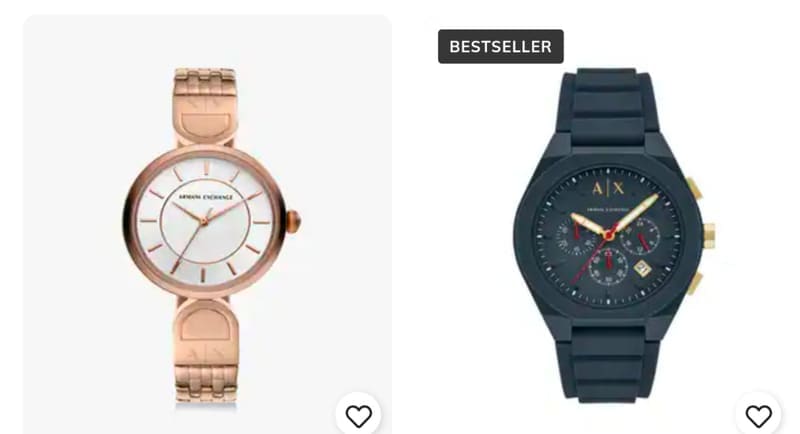 Premium Watches min 50% off + Bank Offer
