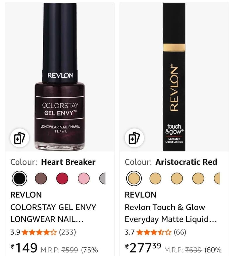 Upto 76% Off On Revlon Beauty Products.