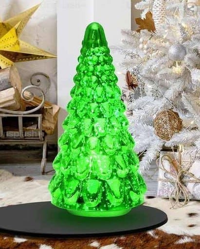 🎄 AJIO Home Decor Deal – HOMESAKE Glass Christmas Tree Table Light ✨