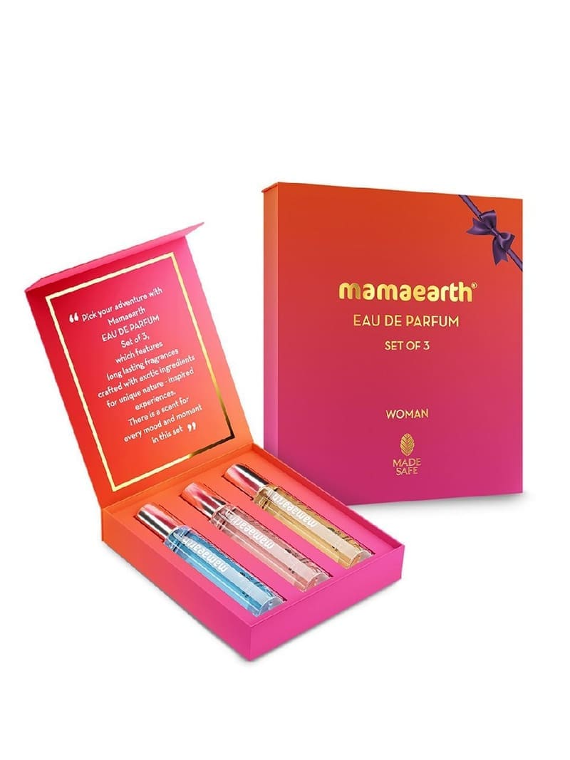 Mamaearth Women Set of 3 Premium & Long Lasting Eau De Parfu...