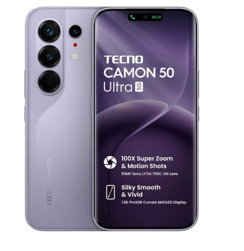 New Launch Offer : Tecno CAMON 50 Ultra 5G (Misty Purple, 8GB+256GB) @37,198