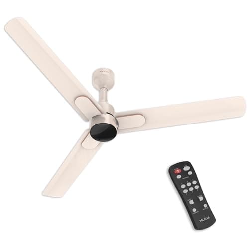 Polycab Wizzy Neo DLX 1200mm 5-Star BLDC, Remote Ceiling Fan...