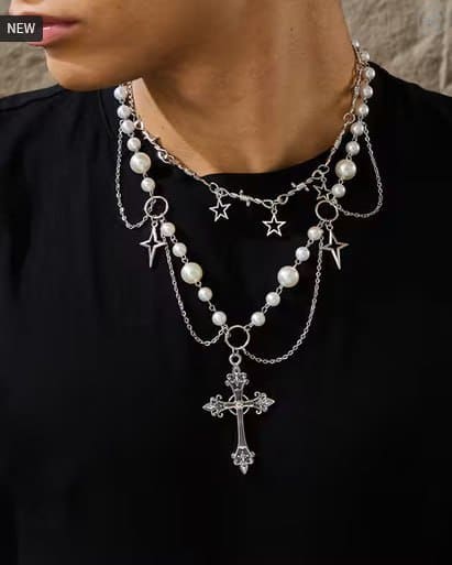 🔥 AJIO Fashion Deal – SHEIN Men's Chain Set ✨