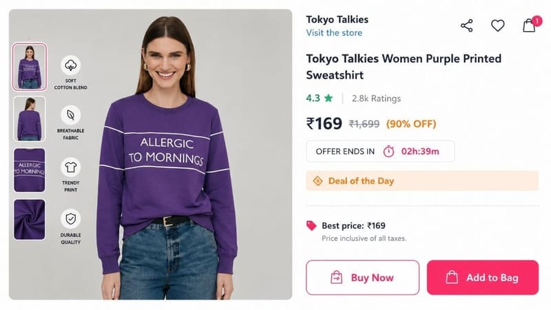 🔥 LOOTO Sweater @ ₹169