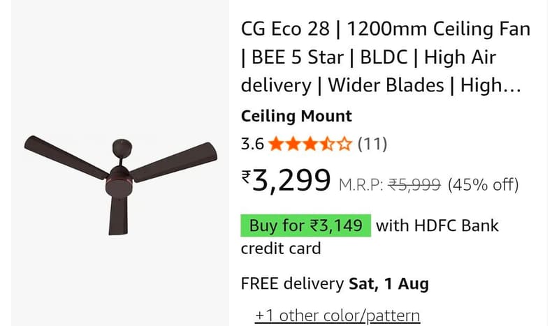 Loot : Apply Coupons On Havells Fans.