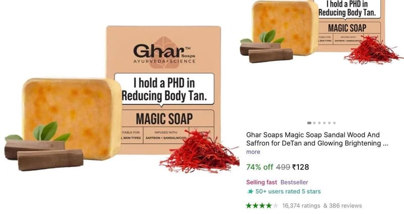 Most viral ghar soap now at the 128/-📈✅🔥