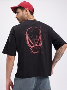 🔥 Marvel by Glitchez Spider-Man Oversized T-Shirt 🕷👕