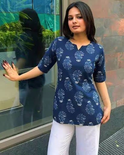 🔥 POPMANTRA Women Ethnic Wear Tunic 💙✨