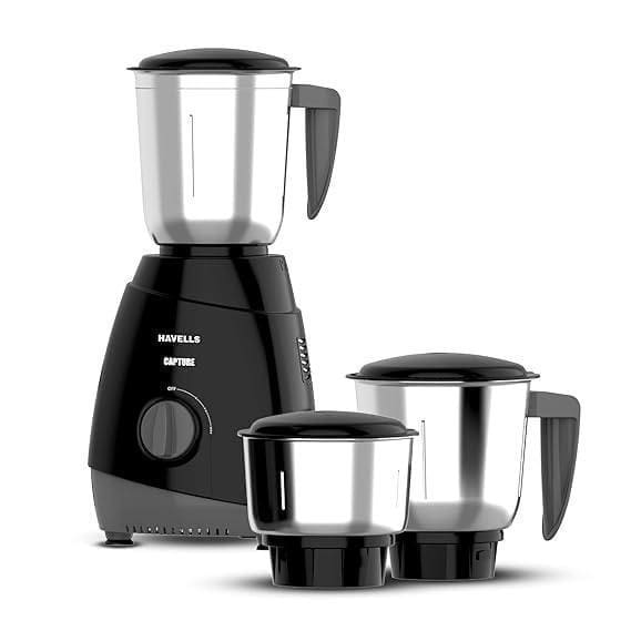 Havells 500W Mixer Grinder 3 Stainless Steel Jars at Rs.2255
