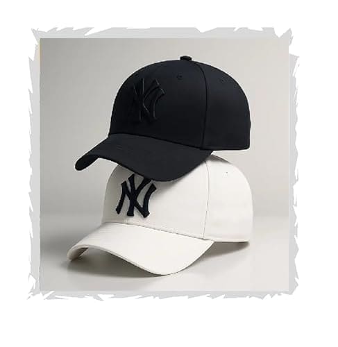 🛒 SELLORIA A Brand Adjustable Unisex Cap for Men and Women Freesize Baseball Caps (Pack of 2) Black