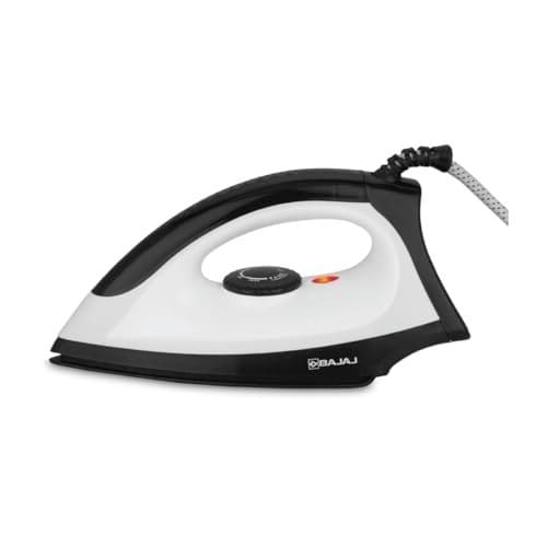Bajaj Dry Iron DX 15 1000 Watts | Duraglide soleplate with d...