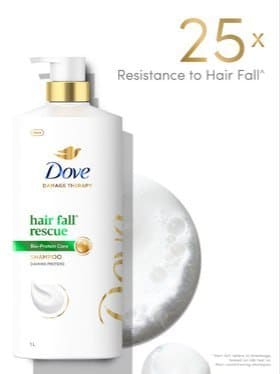 🔥 Dove Hair Fall Rescue Shampoo For Weak Hair – 1L 🧴✨