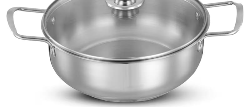 Solimo Stainless Steel Kadhai, 2.5 Ltr @404.