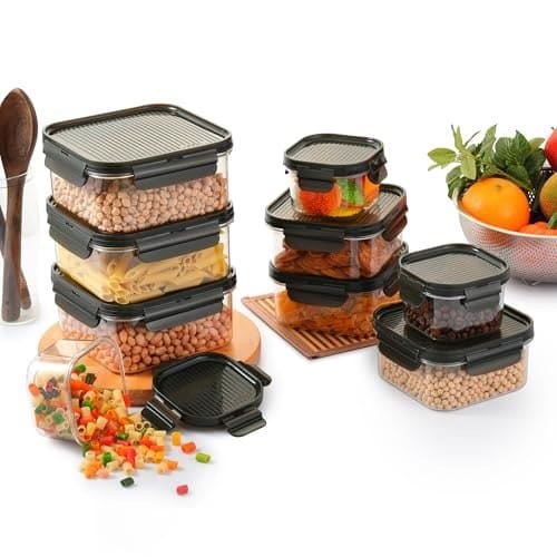 CELLO Modulock Pet Storage Container For Kitchen Set of 9 Pc...