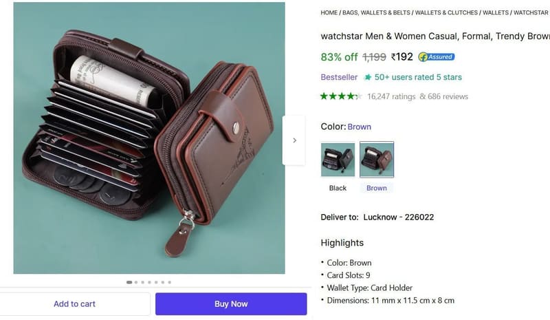 🔥  Card Holder at ₹192