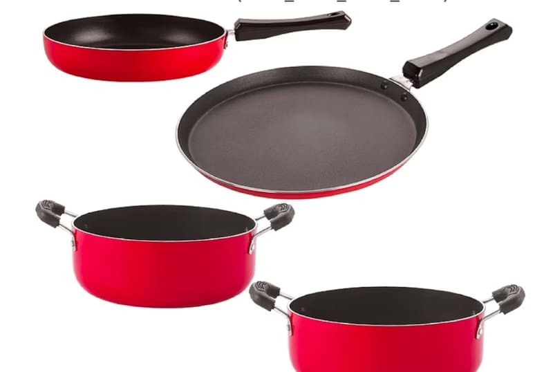 Nirlon Cookware Set Of 4 @ 1204.