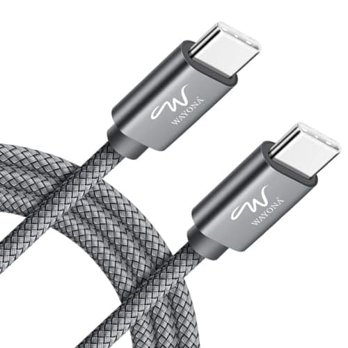 🛒 Wayona Type C to Type C Fast Charging Cable 65W Braided USB C to C for iPhone 17/17 Air/17 Pro/17 Pro Max,iPhone 16, iPhone15 Series,Samsung Galaxy S25,S24,Flip, Fold,Macbook,OnePlus