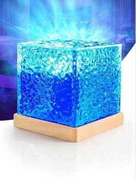 🔥 EarthCraft Acrylic Ocean Wave 3D Night Light Projector Lamp 🌊💡