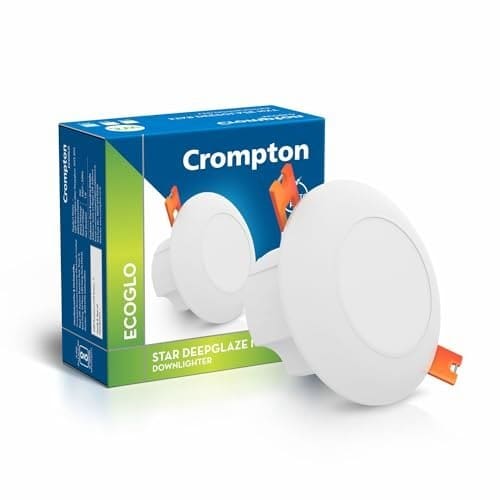 Crompton Star Deep Glaze NXT LED Downlighter 3W Round Cool D...