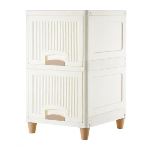 Multi-Purpose Modular Storage Cabinet with Foldable Compartm...