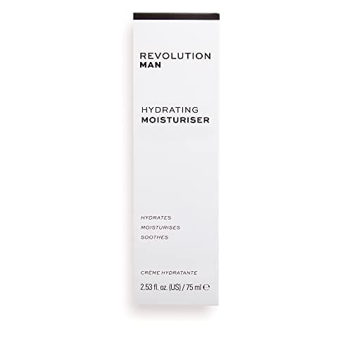 Revolution Man Hydrating Moisturiser Face Cream Prevents Pre...