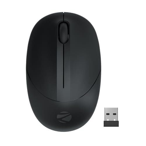 ZEBRONICS Panther 2.4GHz Wireless Mouse, 1600 DPI, Silent Op...