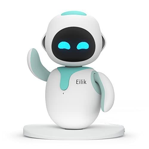🛒 ENERGIZE LAB Eilik - A Desktop Companion Robot With Emotional Intelligence, Your Perfect Interactive Companion At Home Or Workspace. Cute Robot Pets, Unique Gift For Kids, Girls & Boys.