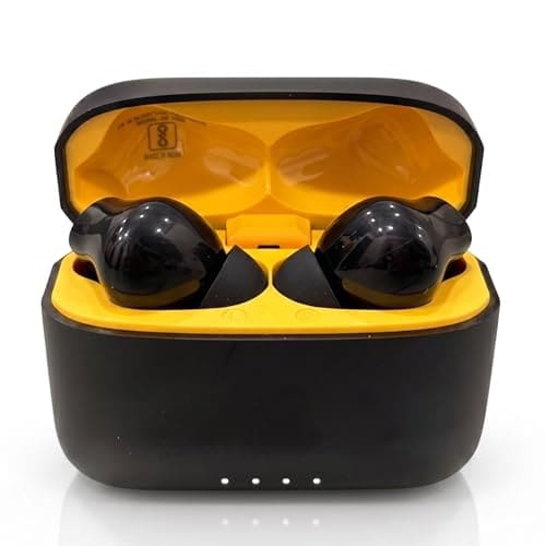 🛒 Pods Black Gold Edition Bluetooth 5.3 Wireless Earbuds with ENC Noise Cancellation, 10mm Drivers, 30+ Hours Playtime, Smart Touch Control, Type-C Fast Charging, Deep Bass TWS Earphones (Black)
