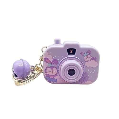 🛒 NITUESS Plastic Cute Mini Projector Camera Toy with Bell for Kids and Girls, Kawaii Style Multicolor Design, Light Projection Feature, Fun Cartoon Keychain for Bags, Pouches (Pack of 1)