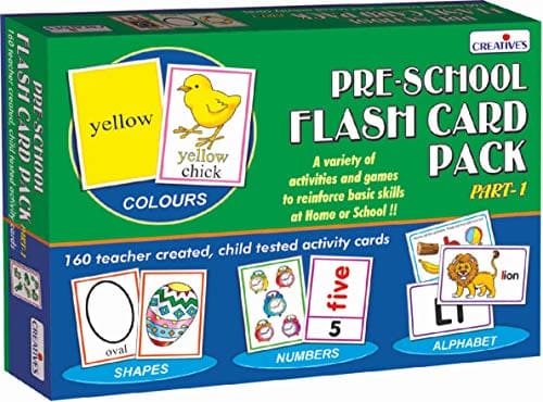 Creatives PreSchool Flash Card Pack Part 1, Educational Toy ...