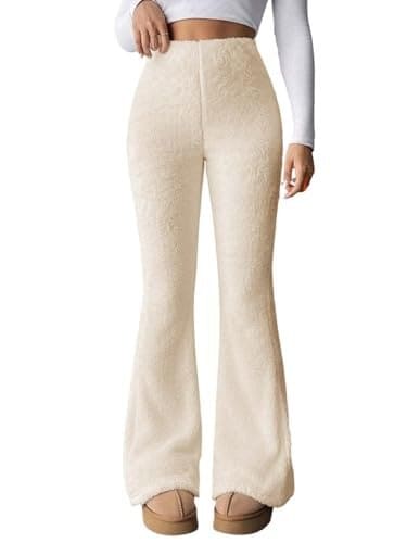KOTTY Womens Coral Fabric Flared Fit Pant  Super Soft Therma...