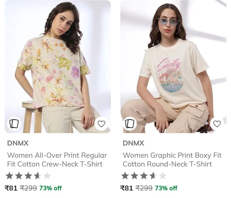 AJIO | Women's Westernwear Under ₹399 (Rio, Fig & More)