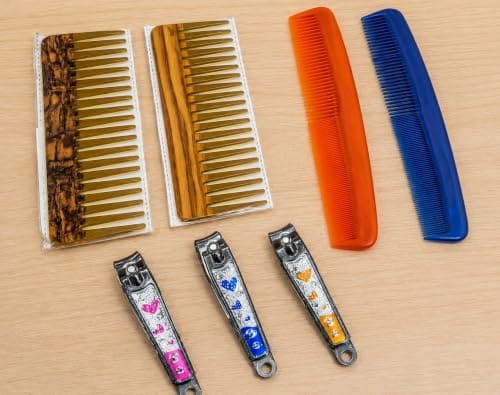 🛒 Nail Clipper and Hair Comb Grooming Set, 7 Piece