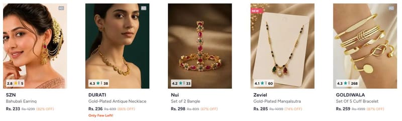 🔥 Myntra FWD Jewellery Sale ✨💍