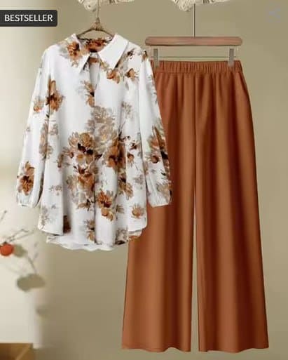 🔥 BUDA JEANS CO Women Floral Print 2-Piece Co-Ord Set