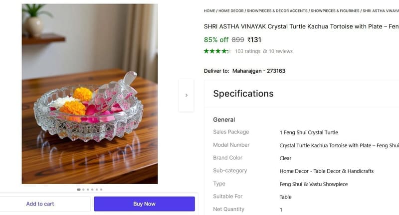 🔥  Vastu Showpiece @ ₹131