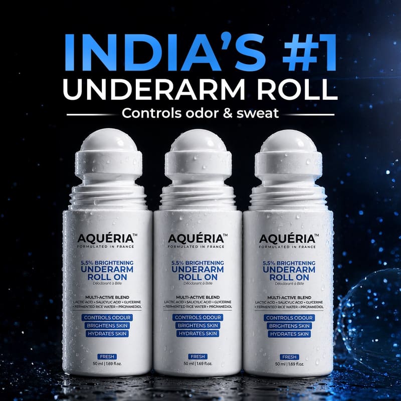 Multi Active Underarm Roll On | 5.5% AHA BHA, Niacinamide - ...