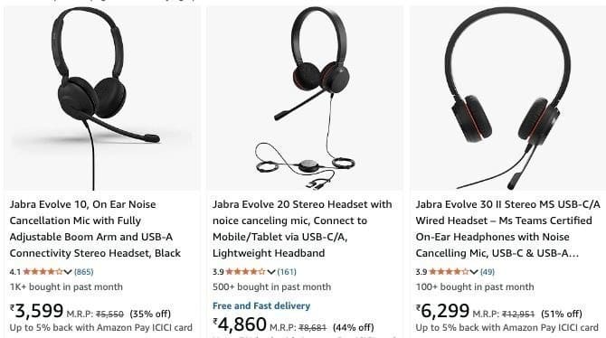 Grab : Upto 55% Off on Jabra Headphones & Speakerphone + Bank Offers 😱😱